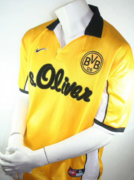 Nike Borussia Dortmund Trikot 1999/2000 S.Oliver Match worn(Issued) heim Herren XL