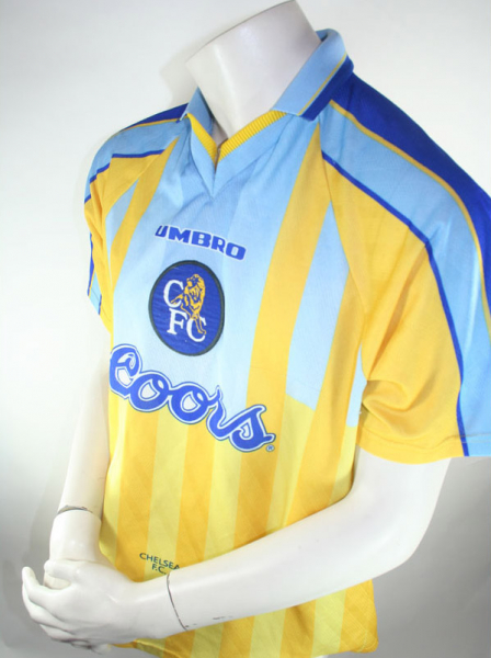 Umbro FC Chelsea camiseta 1996/98 Coors amarillo señor L