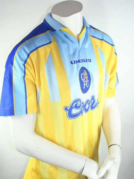 Umbro FC Chelsea camiseta 1996/98 Coors amarillo señor L