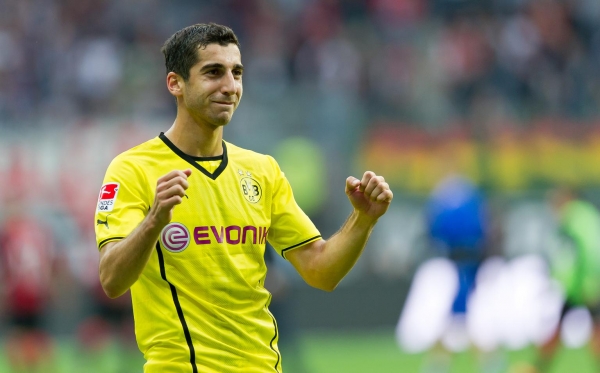 Puma Borussia Dortmund Trikot 10 Mkhitaryan 2013/14 CL BVB Herren L