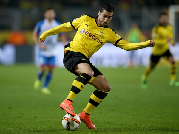 Puma Borussia Dortmund Trikot 10 Mkhitaryan 2013/14 CL BVB Herren L