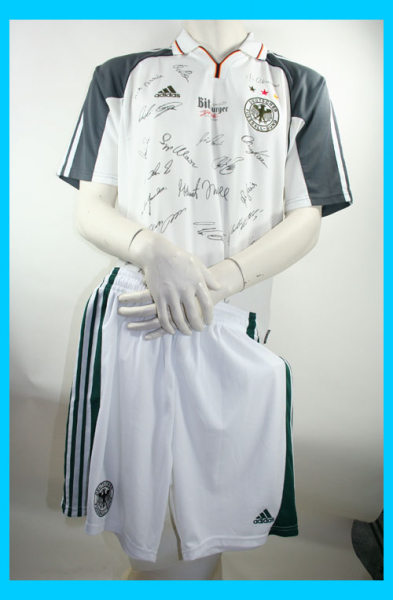 Adidas Deutschland Trikot & Hose DfB Euro 2000 Unterschriften Herren L