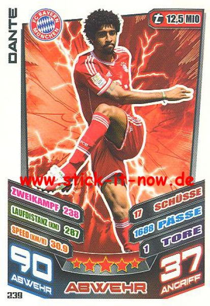 Adidas FC Bayern München Trikot 4 Dante 2013/14 triple Sieger heim rot Herren M oder L
