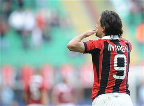 Adidas AC Mailand Trikot 9 Filippo Inzaghi 2012/13 CL Heim Neu Herren S/M/L(XL/XXL