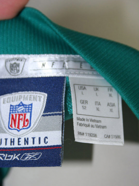 Miami Dolphins NFL Reebok Jersey 23 Brown size Large Authentic