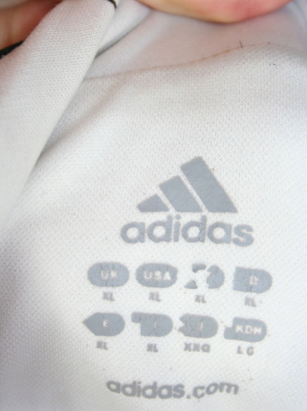 Adidas Real Madrid Trikot 2008/09 17 Ruud Van Nistelrooy Bwin weiß Herren XL