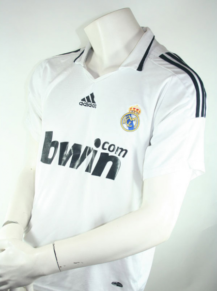 Adidas Real Madrid Trikot 2008/09 17 Ruud Van Nistelrooy Bwin weiß Herren XL