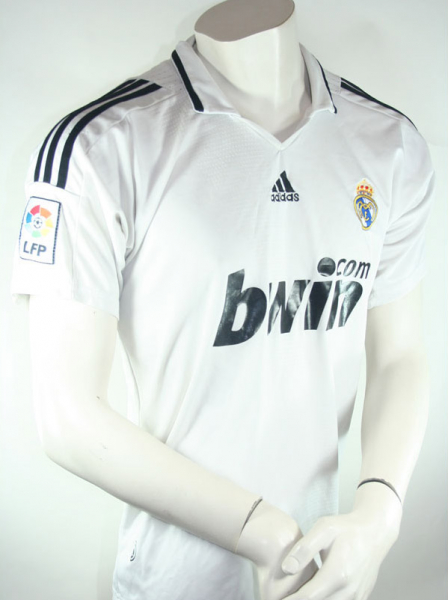 Adidas Real Madrid Trikot 2008/09 17 Ruud Van Nistelrooy Bwin weiß Herren XL