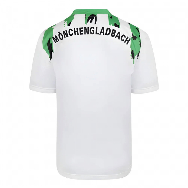Score Draw Borussia MönchenGladbach Trikot Diebels 1994/95 1995/96 weiß grün Herren L