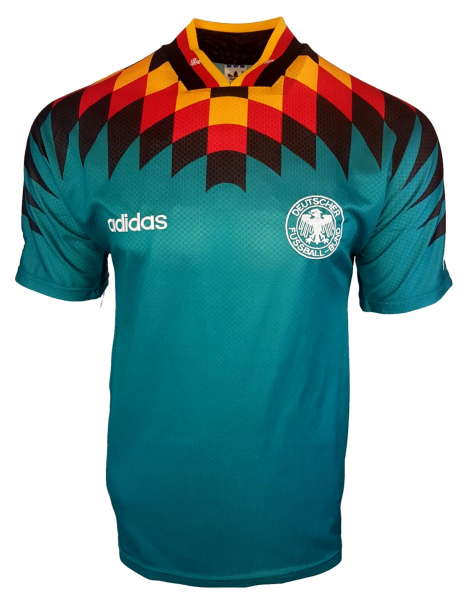 Adidas Germany jersey 1994 DFB away green men's S or L