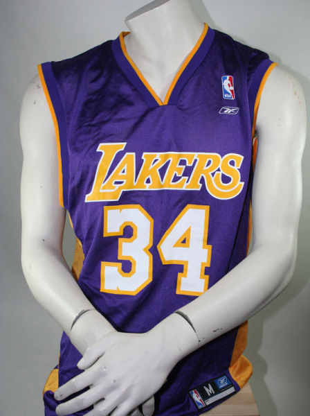 Reebok L.A Los Angelas Lakers Trikot 34 Shaquille O'Neil NBA blau Away Herren M