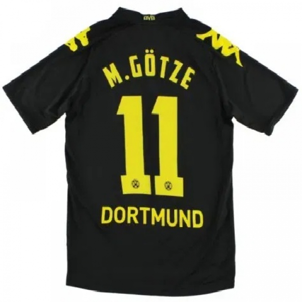 Kappa Borussia Dortmund Trikot 11 Mario Götze 2011/12 BVB Evonik Double schwarz Herren XL