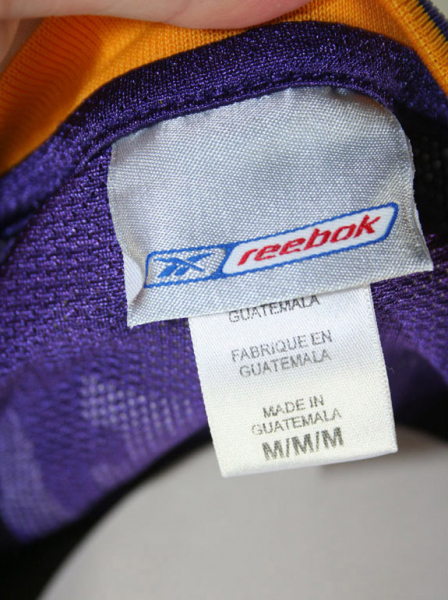 Reebok L.A Los Angelas Lakers Trikot 34 Shaquille O'Neil NBA blau Away Herren M