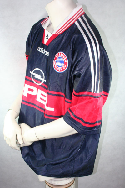 Adidas FC Bayern München Trikot 14 Mario Basler 1997-1999 Opel Herren XL & Kinder 164 cm (B-Ware)