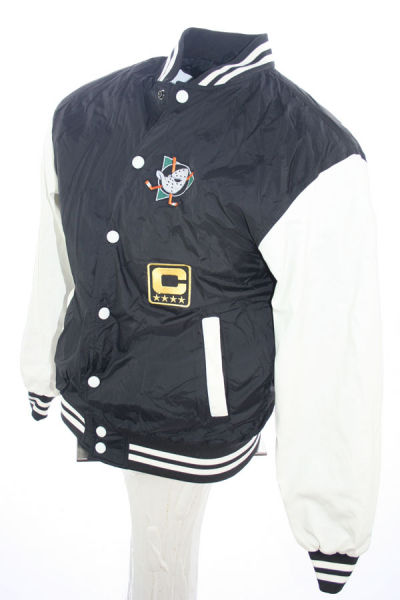 Urban Classics Anaheim Mighty Ducks college jacket Walt Disney NHL black New men's L