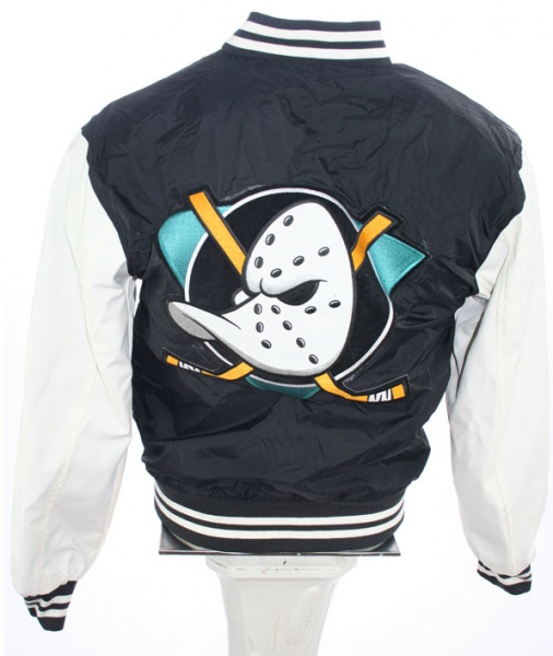 Urban Classics Anaheim Mighty Ducks college jacket Walt Disney NHL black New men's L