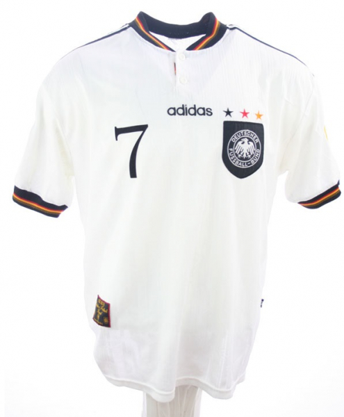 Adidas Deutschland Trikot 7 Andreas Möller Andi Euro 1996 96 Heim weiß DFB Herren XL