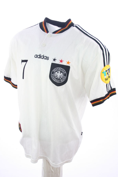 Adidas Deutschland Trikot 7 Andreas Möller Andi Euro 1996 96 Heim weiß DFB Herren XL