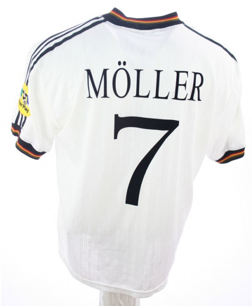 Adidas Deutschland Trikot 7 Andreas Möller Andi Euro 1996 96 Heim weiß DFB Herren XL
