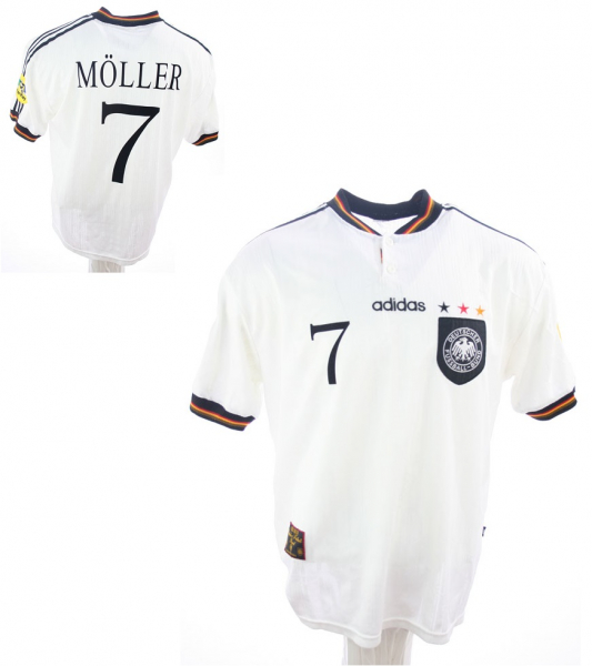 Adidas Deutschland Trikot 7 Andreas Möller Andi Euro 1996 96 Heim weiß DFB Herren XL