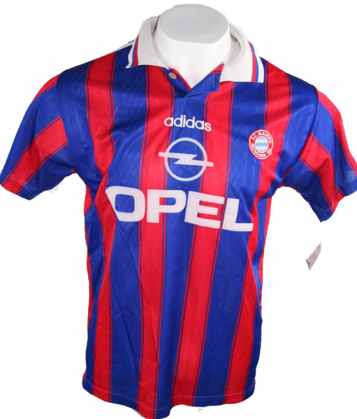 Adidas FC Bayern Munich camiseta 18 Jürgen Klinsmann 1995/96 nuevo Opel senor XXL