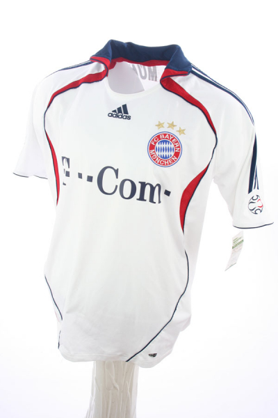 Adidas FC Bayern München jersey 69 Bixente Lizarazu 2006/07 T-com white men's M o XL