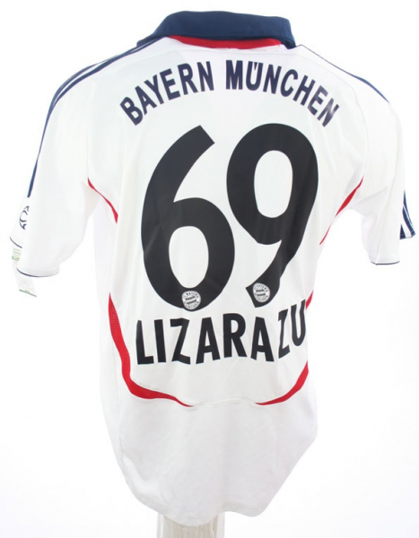 Adidas FC Bayern München jersey 69 Bixente Lizarazu 2006/07 T-com white men's M o XL