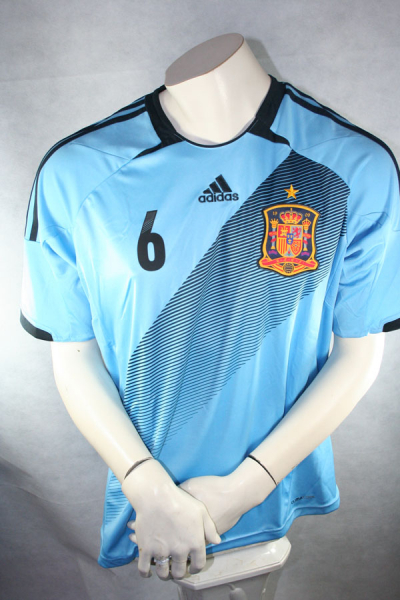 Adidas Spain jersey 6 Andrés Iniesta Euro 2012 away men's S/M/L/XL/XXL