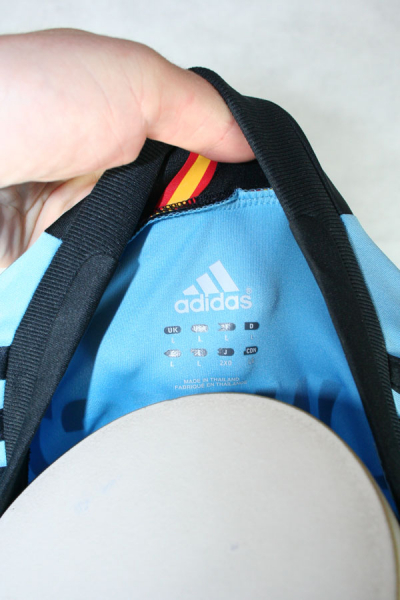 Adidas Spain jersey 6 Andrés Iniesta Euro 2012 away men's S/M/L/XL/XXL