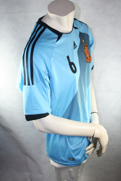 Adidas Spain jersey 6 Andrés Iniesta Euro 2012 away men's S/M/L/XL/XXL