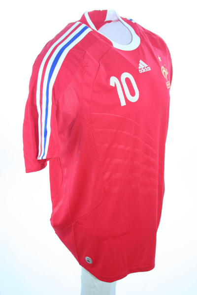 Adidas Frankreich Trikot 10 Zinedine Zidane WM 2006/2008 Rot Neu Herren L