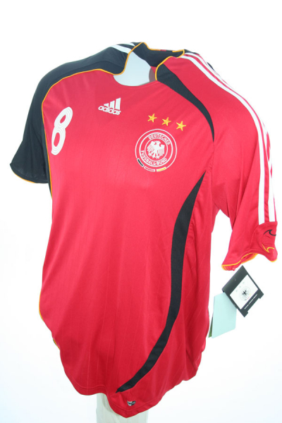 Adidas Alemania camiseta 8 Thorsten Frings 2006 Rojo away nuevo senor L