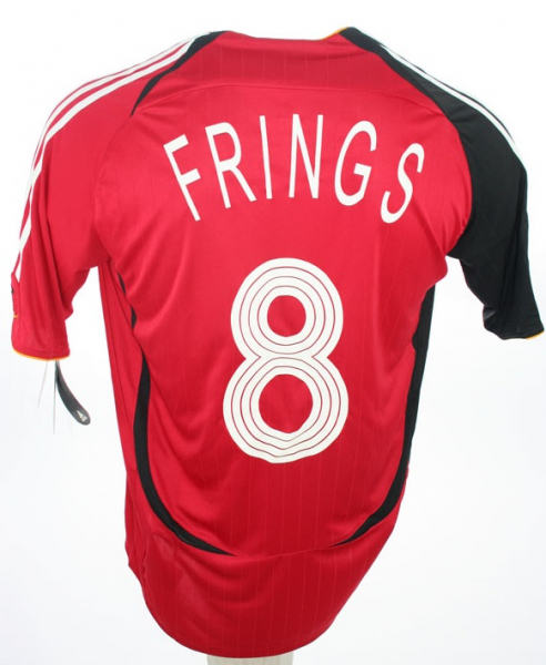 Adidas Alemania camiseta 8 Thorsten Frings 2006 Rojo away nuevo senor L