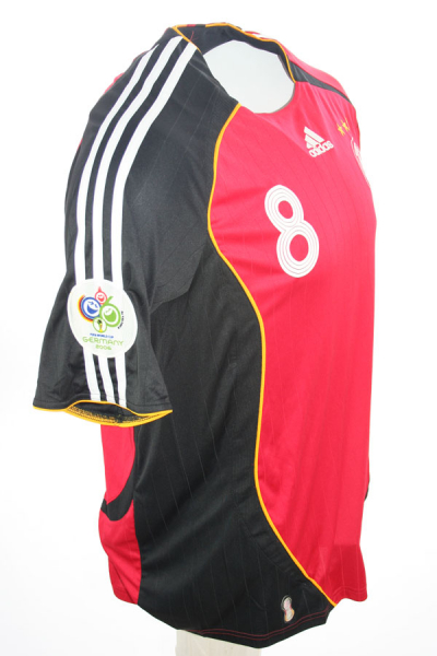 Adidas Alemania camiseta 8 Thorsten Frings 2006 Rojo away nuevo senor L