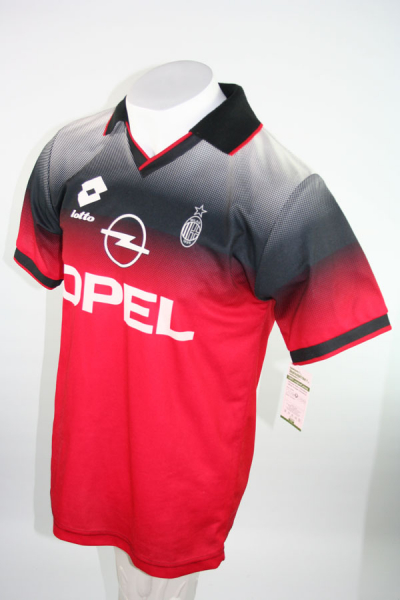 Umbro AC Milán Camiseta 18 Roberto Baggio 1996/97 Opel Match Issued senor S/M/L/XL/XXL