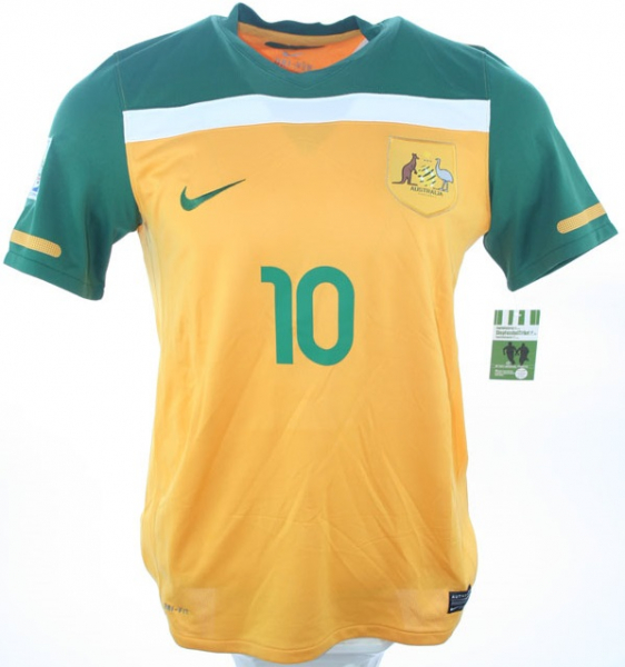 Nike Australien Trikot 10 Harry Kewell Soccerous WM 2010 Heim Herren M