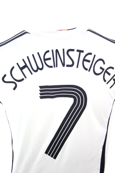 Adidas Deutschland Trikot 7 Bastian Schweinsteiger WM 2006 Heim DFB Herren 176 cm=S-M oder M