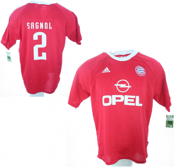 Adidas FC Bayern München Trikot 2 Willy Sagnol CL Sieger 2001 Opel Herren XL