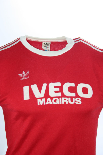 Adidas FC Bayern München jersey 1982-1982 Iveco red men's M