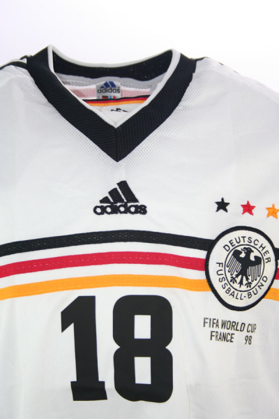 Adidas Deutschland Trikot 18 Jürgen Klinsmann WM 1998 Home DFB Herren L/XL