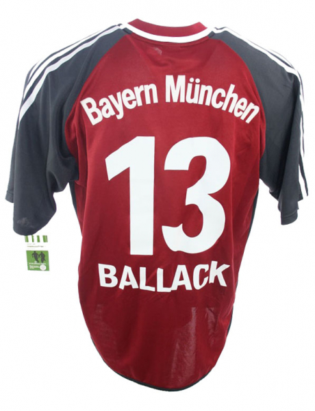 Adidas FC Bayern München Trikot 13 Michael Ballack 2002/03 T-Mobile heim Herren L