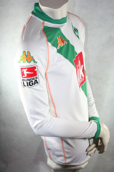 Kappa SV Werder Bremen Trikot 15 Patrick Owomoyela 2005/06 Kik Matchworn Langarm Herren XL