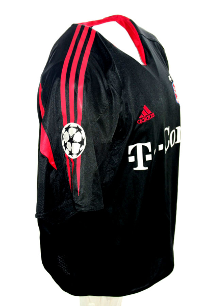 Adidas FC Bayern Munich jersey 2004/05 CL T-mobile black men's XXL/2XL