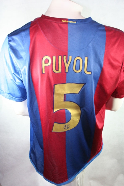 Nike FC Barcelona Trikot 5 Carles Puyol 2006/07 Heim Unicef Herren XL