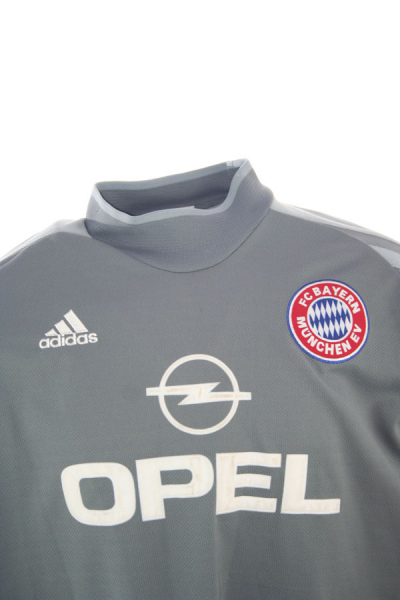 Adidas FC Bayern München Torwart Trikot 1 Oliver Kahn Opel Grau 2001/02 NEU Herren XL 2XL XXL
