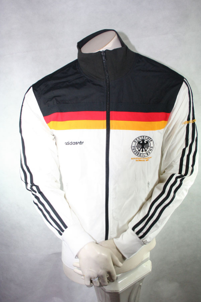 Adidas Alemania chaqueta TT 1980 Euro blanco señor XL
