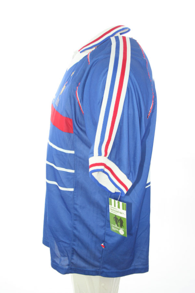Adidas Frankreich Trikot 10 Zinedine Zidane WM 1998 heim blau Herren M oder XL