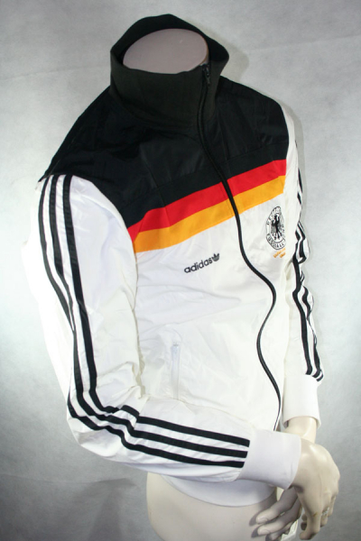 Adidas Alemania chaqueta TT 1980 Euro blanco señor XL