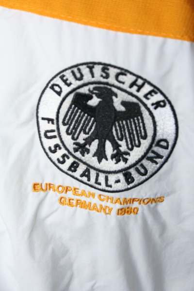 Adidas Alemania chaqueta TT 1980 Euro blanco señor XL