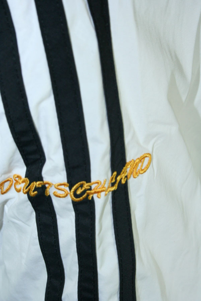 Adidas Alemania chaqueta TT 1980 Euro blanco señor XL